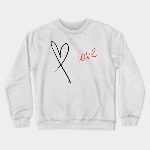 Valentines  ❤️ Crewneck Sweatshirt by xsaxsandra